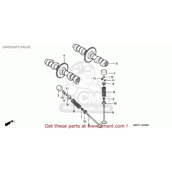 CMS V[GGX CAM SHAFT COMPCEX CB500 1998 (W) AUSTRIA / 34P ENGLAND FRANCE GERMANY 50P ITALY NORTHERN EUROPE PORTUGAL SWITZERLAND 1999 (X)