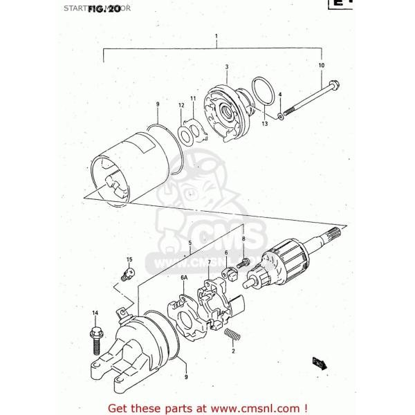 CMS V[GGX MOTOR ASSYCSTARTING GSF600S BANDIT 2000 (Y) USA (E03) 2001 (K1) 2002 (K2) 2003 (K3) SUZUKI XYL X^[^[[^[ dn