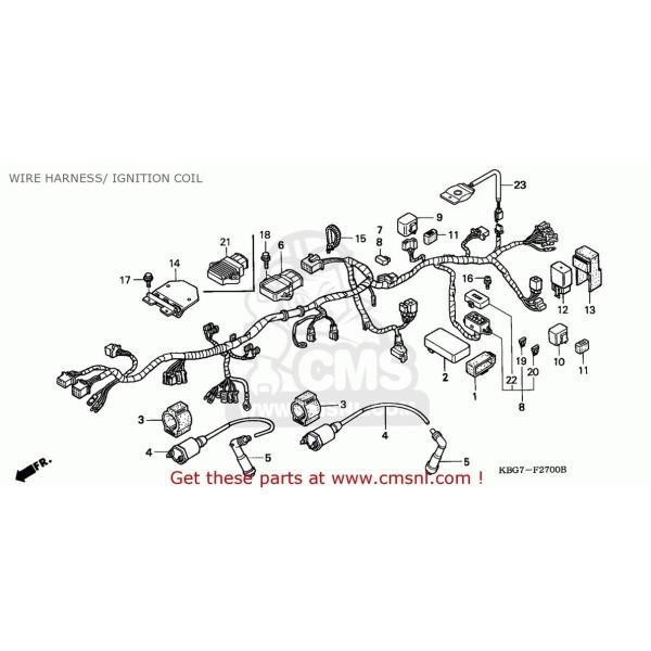 CMS �V�[�G���G�X HARNESS WIRE CB250 1998 (W) HONG KONG HONDA �z���_ ���C���n�[�l�X �X�C�b�`�E�n�[�l�X�֌W �d���n