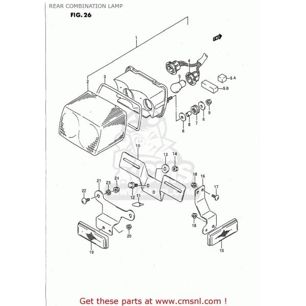 CMS V[GGX (35710-01D11) LAMP ASSEMBLYCREAR COMBINATION SUZUKI XYL e[v Η dn