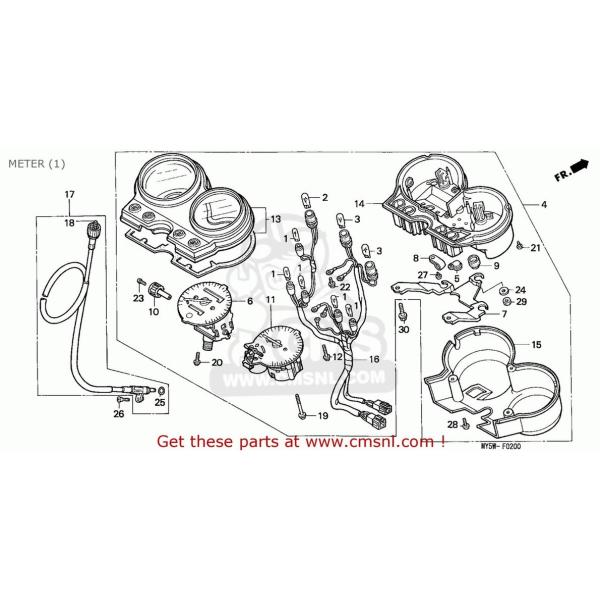 CMS V[GGX METER ASSY.CCOMB HONDA z_ Xs[h[^[ [^[ECWP[^[֌W dn