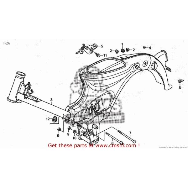 CMS V[GGX {fBCOMP*PB236M* C50CM C50D C50S (8) JAPAN AA01-170 (JDM) HONDA z_ t[
