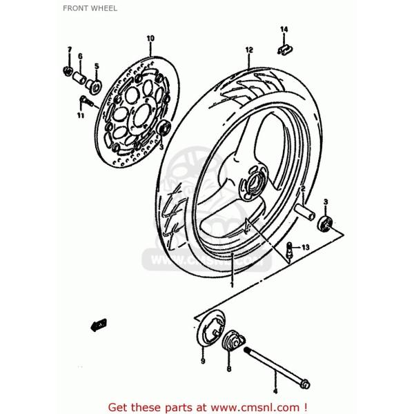 CMS �V�[�G���G�X (5411134C0117U) WHEEL�CFRONT (MT3.00X17) SUZUKI �X�Y�L �z�C�[�� �z�C�[���֘A �����