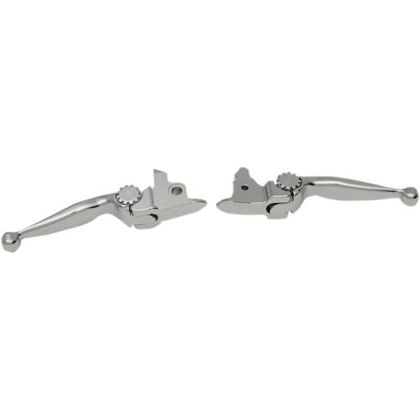 POWERSTANDS RACING p[X^Y[VO LEVER SET HD PSR JOURNY COLORFNatural (Chrome FINISH) [0610-2032] HARLEY-DAVIDSON n[[_rbh\