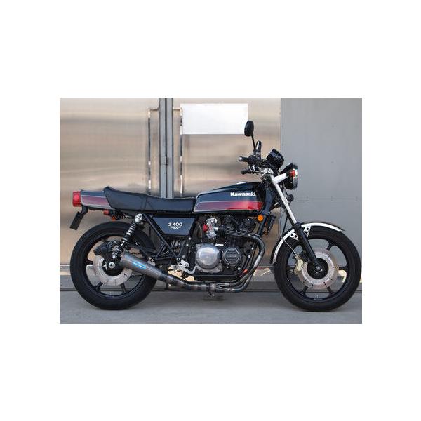 Kawasaki Z400FX DAYTONAマフラー SSP Factory SSPファクトリー WAGIRIマフラー カラー：ブラック