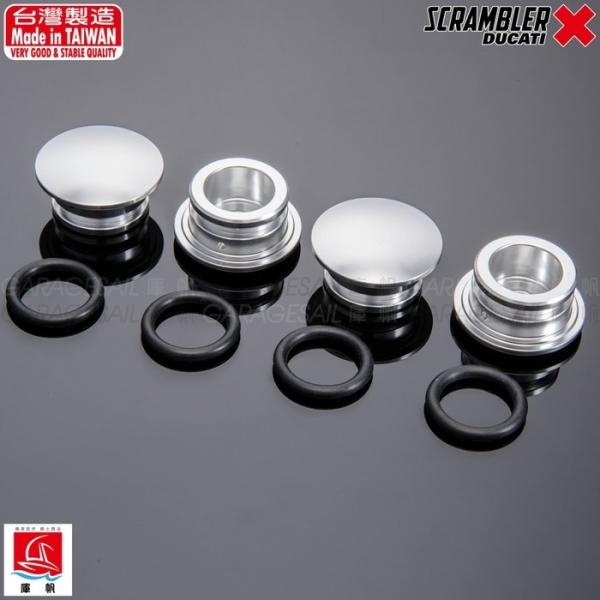 GarageSaiL K[WZC t[pA~vO COLORFANODIZED SILVER SCRAMBLER ICON CLASSIC DUCATI hDJeB O