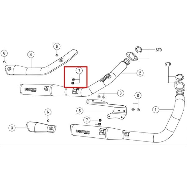 MORIWAKI ENGINEERING LGWjAO o[ veN^[ VT750S HONDA z_ }t[K[hEq[gK[h }t[