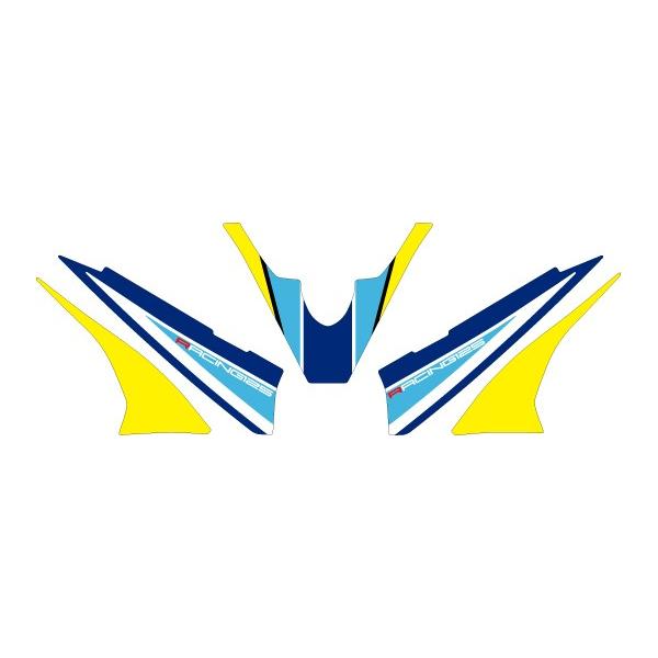 MDF �G���f�B�[�G�t ��p�O���t�B�b�N �A�^�b�J�[���f�� �^�C�v�F���A�t�F���_�[ / �J���[�^�C�v�F�u���b�N�^�C�v GSX-R125 SUZUKI �X�Y�L �O��