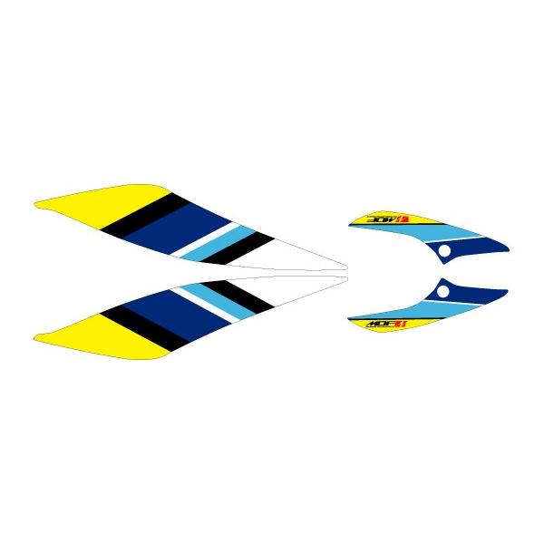 MDF �G���f�B�[�G�t ��p�O���t�B�b�N �A�^�b�J�[���f�� �^�C�v�F�^���N / �J���[�^�C�v�F�u���b�N�^�C�v GSX-R125 SUZUKI �X�Y�L �X�e�b�J�[�E�f�J�[�� �O��