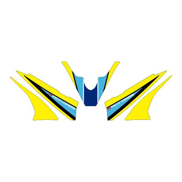 MDF �G���f�B�[�G�t ��p�O���t�B�b�N �A�^�b�J�[���f�� �^�C�v�F���A�t�F���_�[ / �J���[�^�C�v�F�u���[�^�C�v GSX-R125 SUZUKI �X�Y�L �X�e�b�J�[�E�f�J�[��