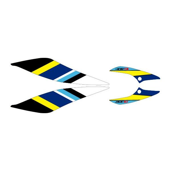 MDF �G���f�B�[�G�t ��p�O���t�B�b�N �A�^�b�J�[���f�� �^�C�v�F�^���N / �J���[�^�C�v�F�z���C�g�^�C�v GSX-R125 SUZUKI �X�Y�L �X�e�b�J�[�E�f�J�[�� �O��