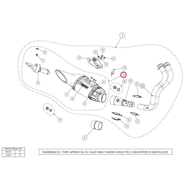 AKRAPOVIC AN|rb` yyAp[czM-HAF00301T muffler FZ-07 MT-07 YAMAHA }n CEėpTCT[ }t[