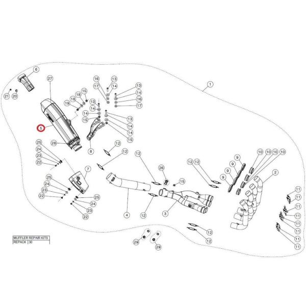AKRAPOVIC AN|rb` yyAp[czM-HX200105C muffler YZF-R1 YAMAHA }n CEėpTCT[ }t[