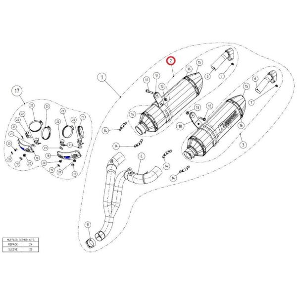 AKRAPOVIC AN|rb` yyAp[czM-HZ05402CR muffler SPEEDTRIPLE R TRIUMPH gCAt CEėpTCT[ }t[