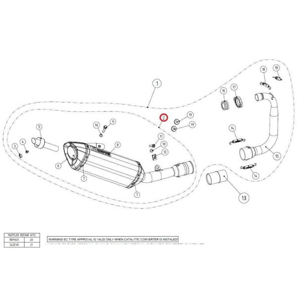 AKRAPOVIC AN|rb` yyAp[czM-HZ05902T muffler MT-125 YZF-R125 YAMAHA }n CEėpTCT[ }t[