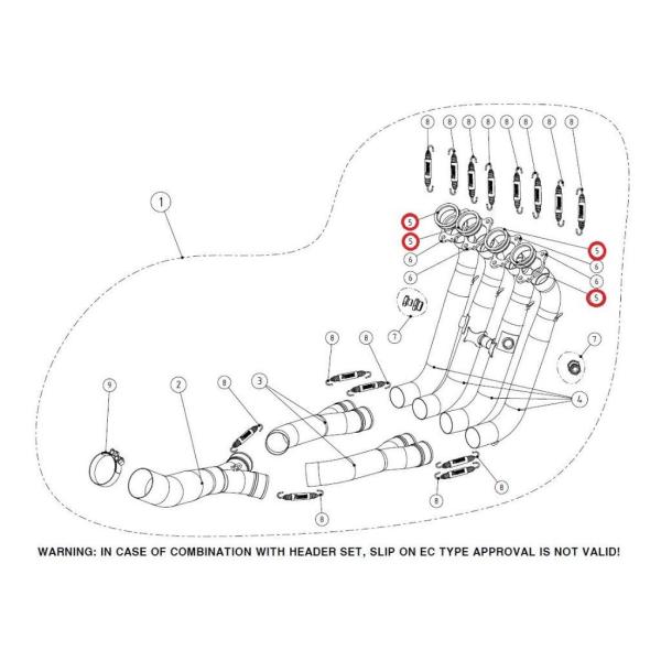AKRAPOVIC AN|rb` yyAp[czP-88 inner sleeve S1000RR BMW }t[tW }t[