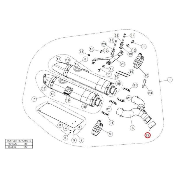 AKRAPOVIC AN|rb` yyAp[czP-G39 graphite gasket DORSODURO750 SHIVER750GT SHIVER900 APRILIA AvA WCgKXPbg }t[