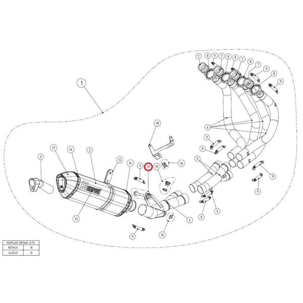 AKRAPOVIC AN|rb` yyAp[czP-HF460 fitting kit NINJA1000 Z1000 Z1000SX KAWASAKI JTL ̑}t[IvVECi }t[
