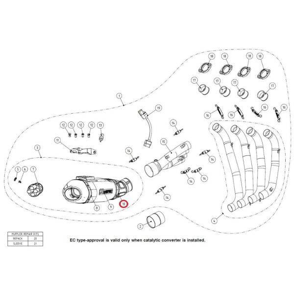 AKRAPOVIC AN|rb` yyAp[czP-TT63 belt ti CB650F CBR650F NINJA650 Z650 FJ-09 FZ-07 FZ-09 MT-07 MT-09 TRACER900 XSR700 XSR900 }t[