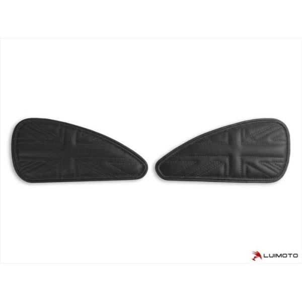 LUIMOTO ���C���g �^���N���[�t Union Jack (���j�I���W���b�N) �J���[�F�r���e�[�W�u���b�N�ATEC-GRIP BOBBER TRIUMPH �g���C�A���t �j�[�O���b�v�p�b�h �O��