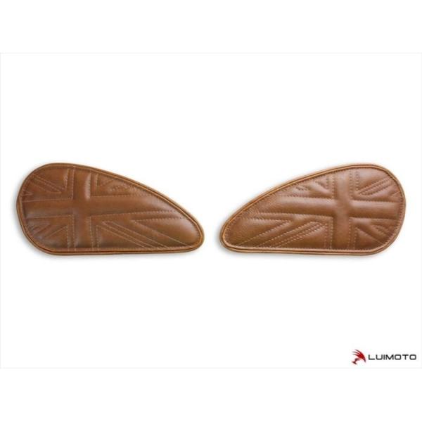 LUIMOTO ���C���g �^���N���[�t Union Jack (���j�I���W���b�N) �J���[�F�r���e�[�W�u���E�� SCRAMBLER THRUXTON BONNEVILLET100 BONNEVILLE �^���N�֘A �O��