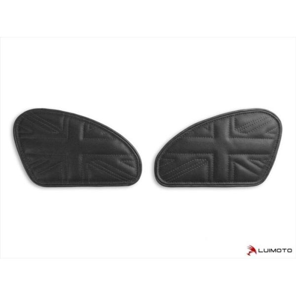 LUIMOTO ���C���g �^���N���[�t Union Jack (���j�I���W���b�N) �J���[�F�r���e�[�W�u���b�N�ATEC-GRIP BONNEVILLE T100 T120 SCRAMBLER 1200 THRUXTON �O��