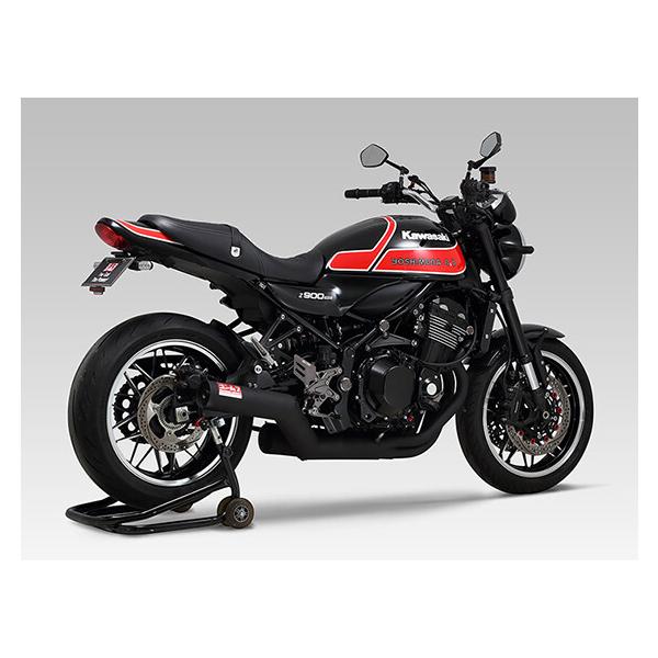 Z900RS ヨシムラ　機械曲ストレートサイクロン　マフラー ブラック 機械曲ストレートサイクロン Duplex Shooter 政府認証