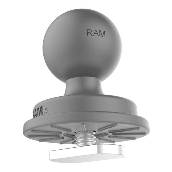 // 即納 // ラムマウント 直接仕入セール RAP-B-354U-TRA1 1インチボール トラックボールベース Tボルト付 レール用 カヤック