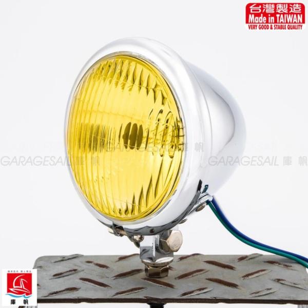 GarageSaiL �K���[�W�Z�C�� 4.5�h Headlight �����Y�J���[�FTransparent glass �w�b�h���C�g ���Η� �d���n