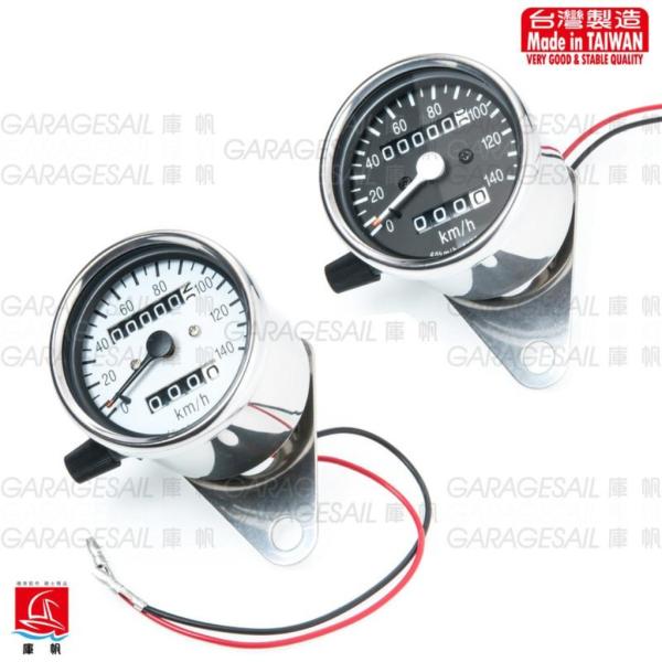 GarageSaiL K[WZC 60mm Stainless shell Speedometer J[FBlack Xs[h[^[ [^[ECWP[^[֌W dn
