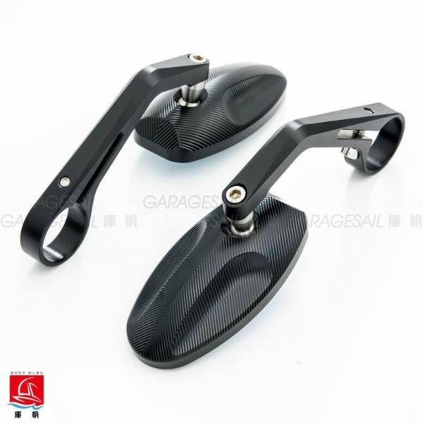 GarageSaiL �K���[�W�Z�C�� C series CNC Oval Bar end Mirror �~���[ �n���h��