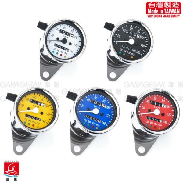 GarageSaiL K[WZC 60mm Speedometer J[FRed surface Xs[h[^[ [^[ECWP[^[֌W dn