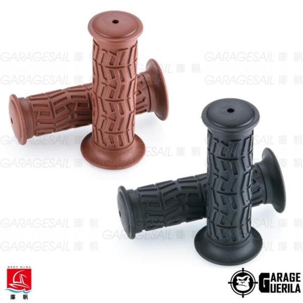 GarageSaiL �K���[�W�Z�C�� Wave rubber Grips �J���[�FCoffee �O���b�v �n���h��