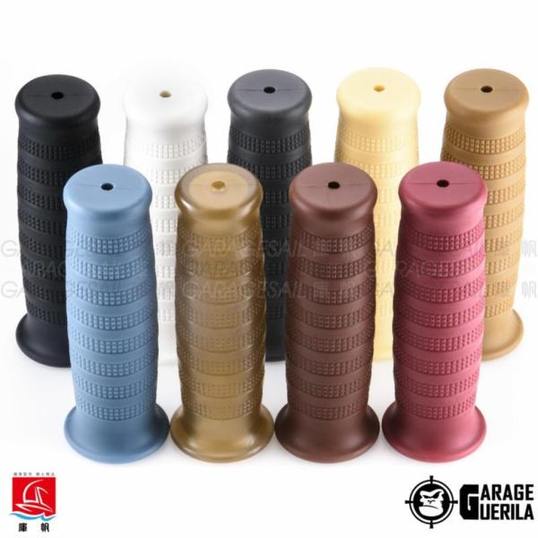 GarageSaiL �K���[�W�Z�C�� Roller bullet rubber Grips �J���[�FCoffee �O���b�v �n���h��