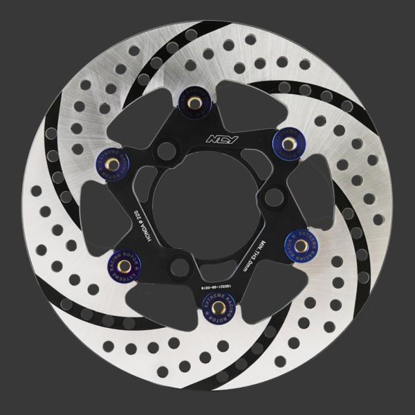 NCY GkV[C Floating Disc Brake Rotor Black Grooved CUXI 100 115 JOG RS Z Zero YAMAHA }n u[LfBXN[^[ u[L