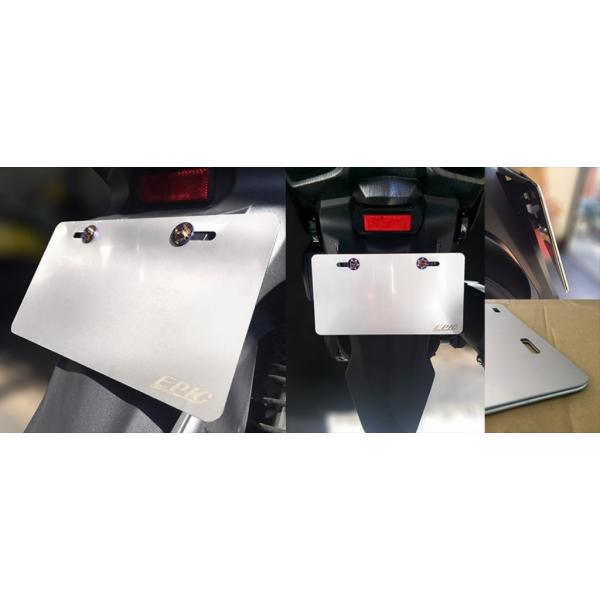EPIC �G�s�b�N Strengthen license plate �i���o�[�v���[�g�z���_�[ �O��