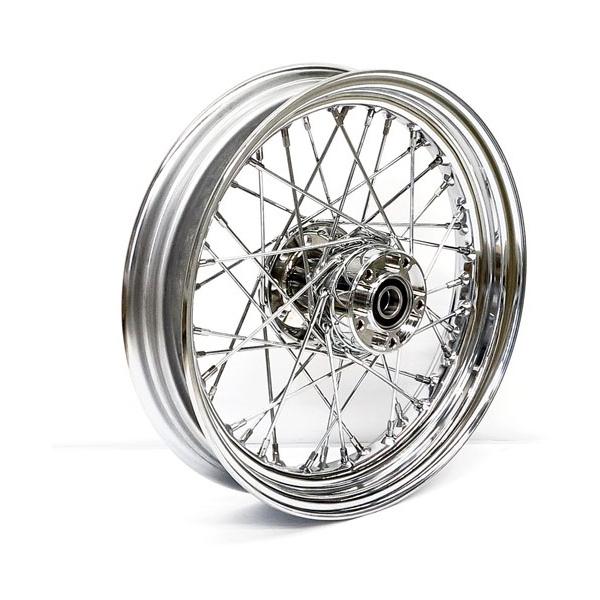 MCS GV[GX 300×16 front wheel 40 spokes chrome FLSTC FLSTF FLSTN HARLEY-DAVIDSON n[[_rbh\ zC[ zC[֘A 