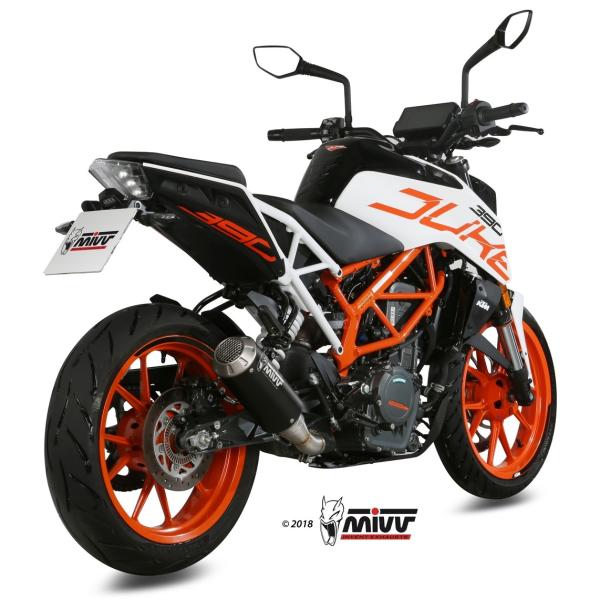 ktm デューク　マフラー　mivv MIVV ミヴ MK3 スリップオンマフラー DUKE 125 390 RC KTM