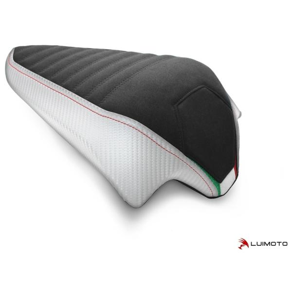LUIMOTO ���C���g ���A�V�[�g�J�o�[ �J���[�^�f�ށF�X�E�F�[�h �u���b�N�^CF �p�[���^���b�h �X�e�b�`�^ITALIAN FLAG EMBROIDERY PANIGALE V2 STREETFIGHTER V4