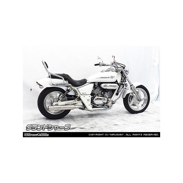 wiruswin Vツインマグナ用グランドシャープマフラー　スリップオン webike02_24608476