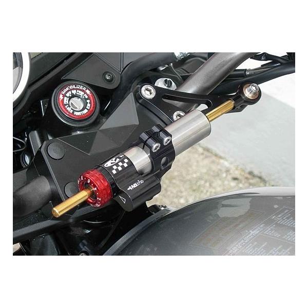 HYPERPRO ZX-9R ステアリングダンパーステー 140mm/TYPE-1 (左フレーム