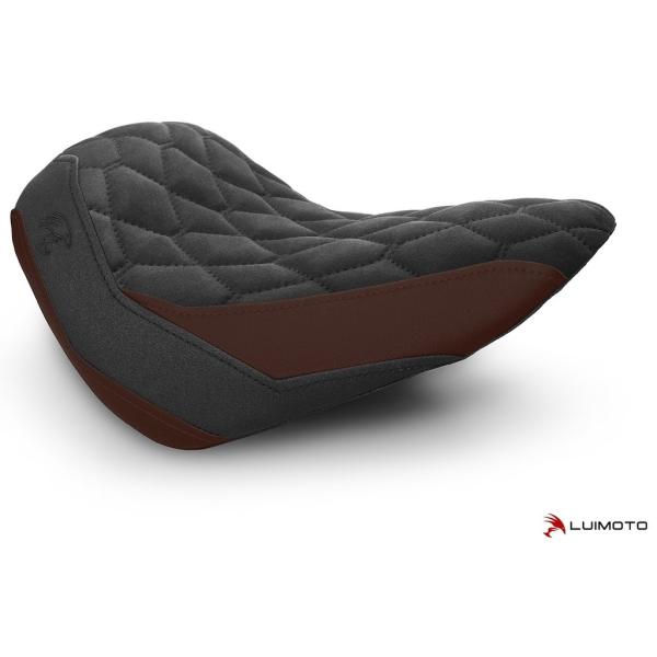 LUIMOTO ���C���g �t�����g �V�[�g�J�o�[ �^�C�v�FHex-Diamond / �J���[�F�X�E�F�[�h�u���b�N�^�r���e�[�W�_�[�N�u���E���^TEC-GRIP STREET BOB �V�[�g�֘A