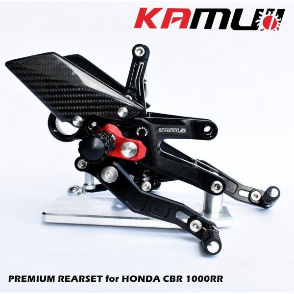 KAMUI �J���C Premium Rearset CBR1000RR 12-16 ���[�X�x�[�X�� HONDA �z���_ �o�b�N�X�e�b�v �X�e�b�v �����