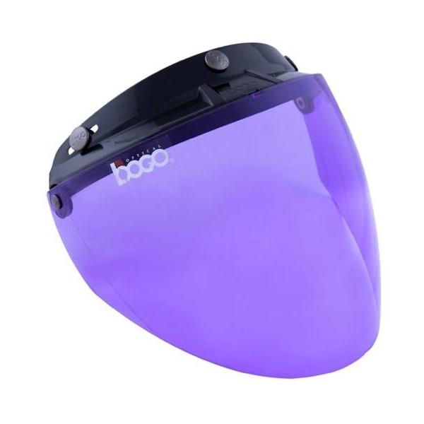 他サイト： bogo ボゴ ジェットシールド カラー：パープル ヘルメットシールド ヘルメットの商品画像