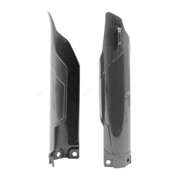RACETECH ���[�X�e�b�N Fork Guards Black Kawasaki KX85 KX 85 BIG WHEELS 19/16  STD 17/14 KAWASAKI �J���T�L �t�H�[�N�K�[�h �O��