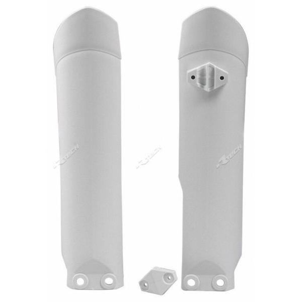 RACETECH ���[�X�e�b�N Fork Guards White KTM SX85�^Husqvarna TC85 TC 85 BIG WHEELS 19/16 STD 17/14 SX HUSQVARNA �n�X�N�o�[�i �t�H�[�N�K�[�h �O��