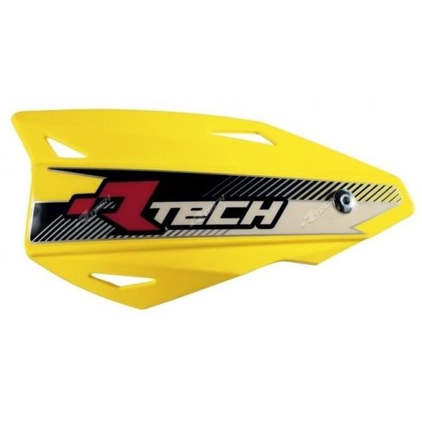 RACETECH ���[�X�e�b�N Vertigo Hanguards Adjustable Yellow �n���h�K�[�h�E�i�b�N���K�[�h �n���h�����Ӄp�[�c �n���h��