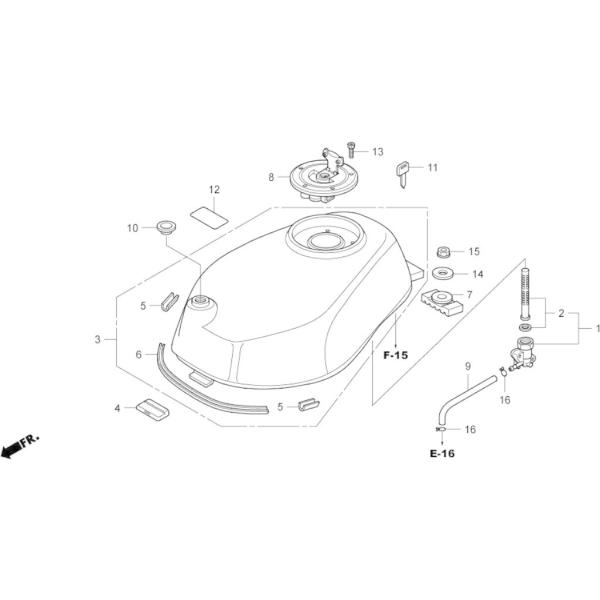 HRC �G�C�`�A�[���V�[ �t���[�G���^���NCOMP NSF100 HONDA �z���_ �K�\�����^���N �^���N�֘A �O��