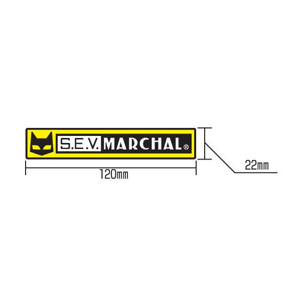 MARCHAL �}�[�V���� �X�e�b�J�[ �T�C�Y�F��120�~����22mm �X�e�b�J�[�E�f�J�[�� �O�� ���i�摜