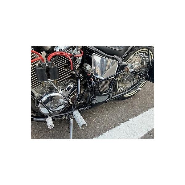部品屋K&W ミッドコントロール＆ジョッキーシフトセット Steed HONDA ホンダ その他ステップオプション・補修部品 ステップ 足回り